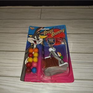 Looney Tunes Bugs Bunny Gumball Pocket Pack Dispenser Tim Mee Toy 1989 Warner